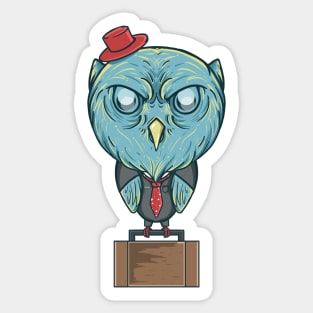 Mr. Owl Sticker